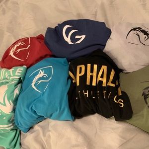 7 OG Alphalete Athletics Shirts  - Medium